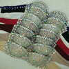 Premium All-Over Rhinestone Glamour Set – High-Brilliance Crystal Costume Top & Belt Set for Showgirls, GoGo Dancers & Raves