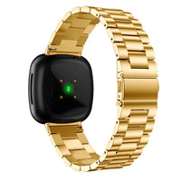Fitbit Versa & Sense Metal Band - Sleek Minimalist Design