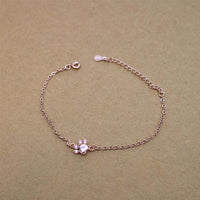 Elegant Wedding Jewelry Modern Dog Cat Paw Bear Claw Pink Heart AAA Cubic Zircon Rose Gold Chain Link Luxury Bracelets For Women Party Jewelry Gift