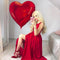 75cm red heart