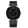 Men Watches Luxury Fashion Mens Business Watch Ultra Thin Stainless Steel Mesh Belt Quartz Wrist Watch For Men's and Boys