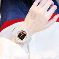 Electroic Shock Digital Watch Unisex Sports Waterproof  Watch With LED Colorful Mode Wristwatch For  Men and woman