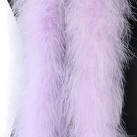 Fluffy Marabou Turkey Feather Boa (2 Meters)