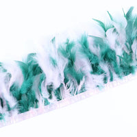 Fluffy Turkey Feathers Trim Ribbon Fringe