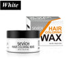 Sevich Temporary Hair Color Wax Men Diy Mud One-time Molding Paste Dye Cream Hair Gel for Hair Coloring Styling Silver Grey 120g