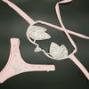 Luxury Rhinestone Cut-Out Leotard – Shimmering Crystal Stage Bodysuit & Harness Costume for GoGo Dancers, Circus Acts & Raves