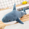 45/60/80cm Cute Shark Plush Toy Soft Stuffed Speelgoed Animal Reading Pillow for Birthday Gifts Cushion Doll Gift