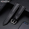 OnePlus Leather Watch Band, Soft Calfskin Strap with Silver Buckle