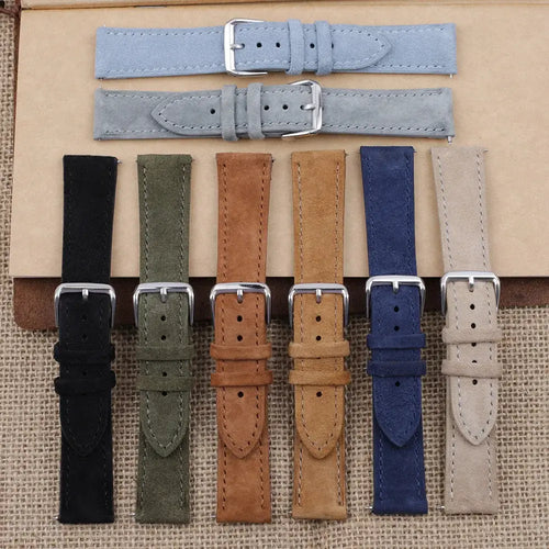Suunto Soft Suede Leather Strap - Comfortable and Breathable