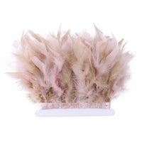 Fluffy Turkey Feathers Trim Ribbon Fringe