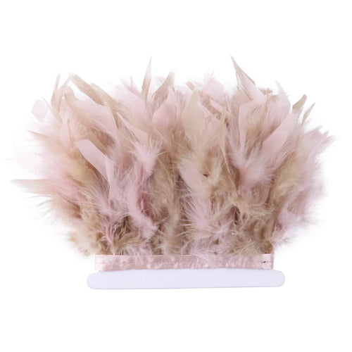 Fluffy Turkey Feathers Trim Ribbon Fringe