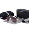 High Quality TR90 Luxury Modern Men Polarized Sunglasses In Aviation Pilot Famous Style with  UV400 Protection and Miror Glasses