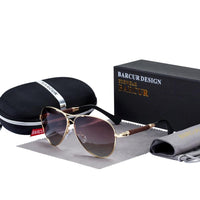 High Quality TR90 Luxury Modern Men Polarized Sunglasses In Aviation Pilot Famous Style with  UV400 Protection and Miror Glasses