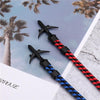 Modern Fashion Elegant Airplane Anchor Luxury Bracelets For Women Charm Leather Amazing Bracelets For Men Metal Hooks Hope homme jewelry Aviation style