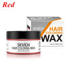 Sevich Temporary Hair Color Wax Men Diy Mud One-time Molding Paste Dye Cream Hair Gel for Hair Coloring Styling Silver Grey 120g