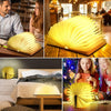 STEVVEX Led Book Lamp Light USB Rechargeable Foldable Wooden Night Light Valentine Birthday Christmas Gift for Family Friend Rechargeable Unique Gift
