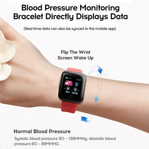 Modern NEW Smart Watch With Heart Rate Blood Pressure and Sports Wristband for Android Sistems