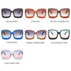 Fashion Oversized Women Square Big Frame Graduent Woman and Lady Sunglasses Brand Designer with  UV400 Protection gafas de sol mujer