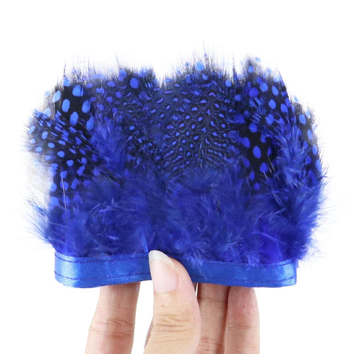 Natural Pearl Feather Fringe Trim 5-8cm