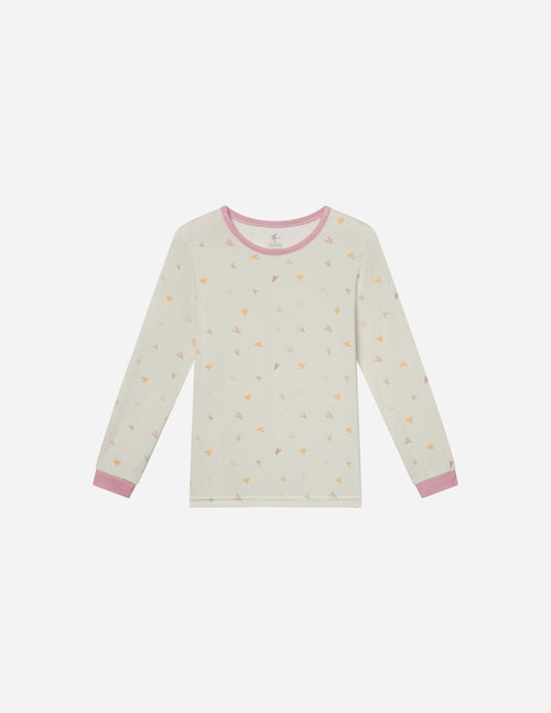 Heart Bamboo Kids Pajama Set