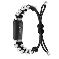 Fitbit Inspire 3, 2, 1, HR Braided Bead Band - Stylish Strap