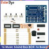 16 Music Sound Box BOX-16 Плата 16-тональний електронний модуль DIY Kit Деталі Компоненти Навчальні набори для пайки для Arduino