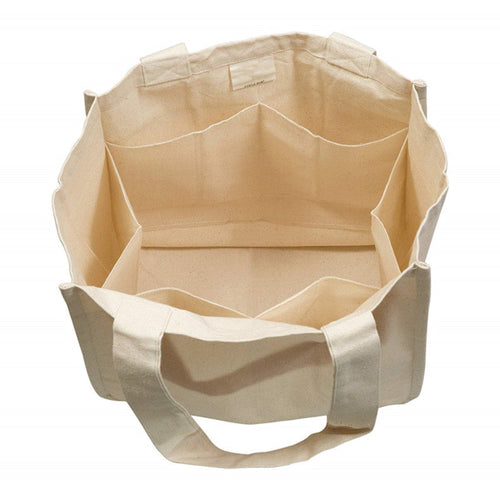 Reusable Tote Mesh Bag w/6 Internal Sleeves.