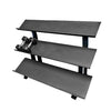 3-Tier Hex Dumbbell Rack - Muscle D Fitness - 15 Pair Storage