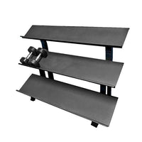 3-Tier Hex Dumbbell Rack - Muscle D Fitness - 15 Pair Storage