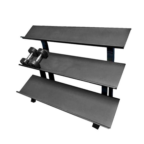 3-Tier Hex Dumbbell Rack - Muscle D Fitness - 15 Pair Storage