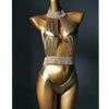 Classic Rhinestone Push-Up Performance Set – Shimmering Crystal Bandage Costume & Bling Two-Piece for GoGo Dancers & Festivals