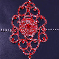 Luxury Rhinestone Lingerie Body Chain Set – Shimmering Crystal Bra & Thong Waist Harness Set for Festivals, Raves & Exotic Clubwear