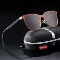 New Luxury Elegent Polarized Square Sunglasses Temples Sun Glasses for Men and Women With UV400 Protection