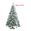 60cm Christmas tree white flocking snowflake Christmas tree decoration ornaments desktop decoration shopping mall party supplies