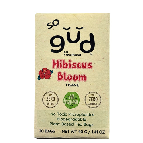 Hibiscus Bloom Tisane | Plant-based Tea Bags