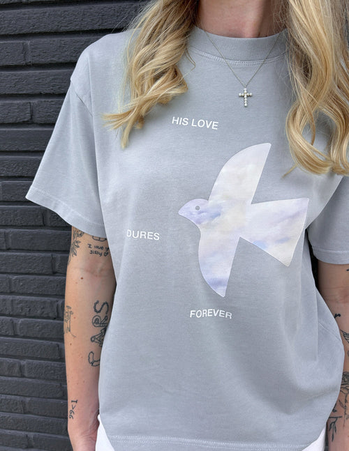His Love Endures Forever Heavyweight Tee