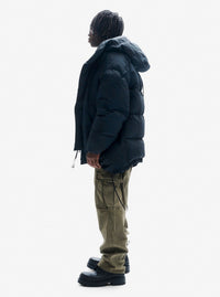 Long Down Parka - Black