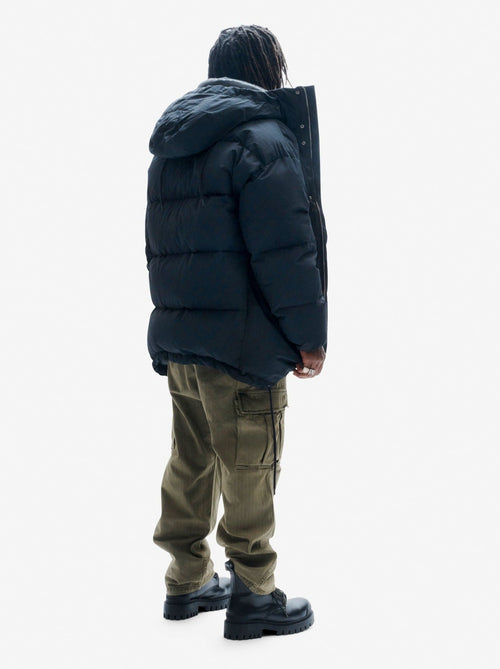 Long Down Parka - Black