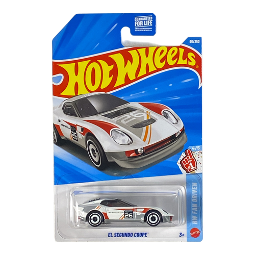 White Hot Wheels El Segundo Coupe HW Fan Driven