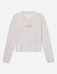 I Believe in Miracles Camo LS Heavyweight Tee