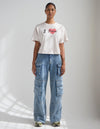 I Love Jesus Cropped Women's Tee