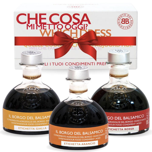 Il Borgo Del Balsamico, Aged Balsamic Vinegar Gift Set (3x100ml)