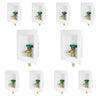 10 Pcs 1/2" PEX Crimp (F1807) Inlet, Ice Maker Outlet Box,