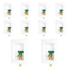10 Pcs 1/2" PEX Expansion (F1960) Inlet, Ice Maker Outlet Box,