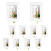 10 Pcs 1/2" PEX Expansion (F1960) Inlet, Ice Maker Outlet Box, with Copper Arrestor