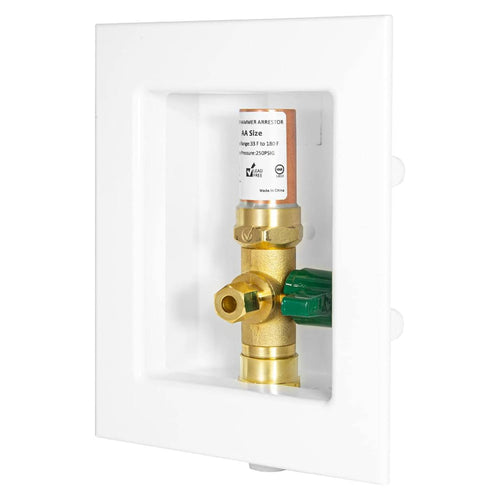10 Pcs 1/2" CPVC PPE Intet, Ice Maker Outlet Box, with Copper Arrestor