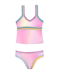 Pily Q - Swim Embroidered Tankini