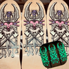 Ed Gein, Limited Edition, Hand-Painted GLOW-IN-THE-DARK Deck 10"x30” (1 of 5)
