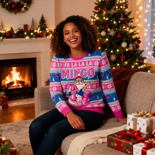 Fa La La La Mingo Ugly Christmas Sweatshirt