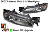 SPDZ1 OEM Replacement Nissan Silvia S15 Headlight Assembly (Left & Right) with LED Upgrade